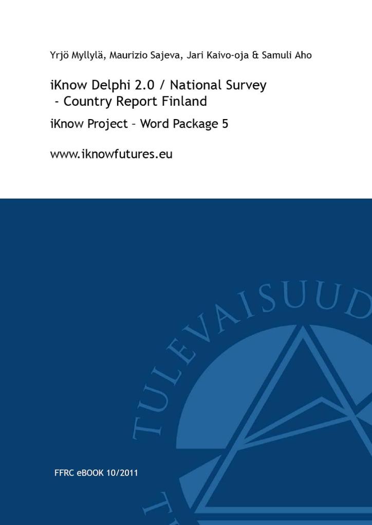 iKnow Delphi 2.0 Country Report Finland
