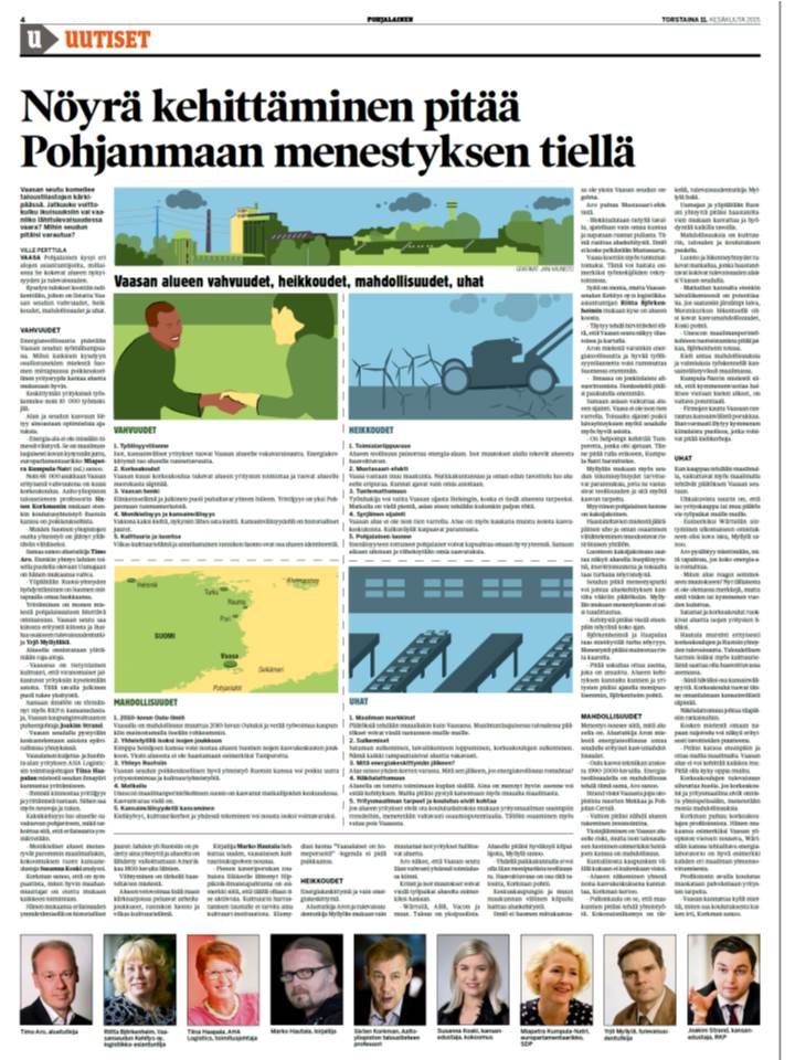 Pohjalainen 11.6.2015 SWOT