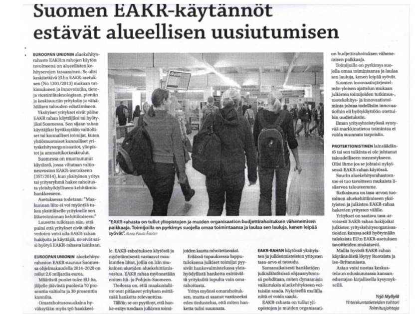 Suomenmaa 2.9.2015, EAKR