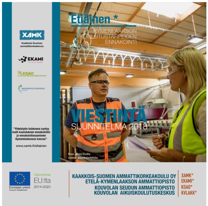 Viestintäsuunnitelman kansi, 2